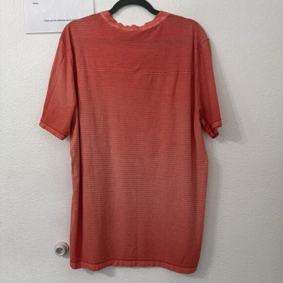Lot‎ of 2 Tommy Bahama Cotton V-Neck T-Shirt Large Blue Orange Lightweight Comfy - Picture 6 of 7